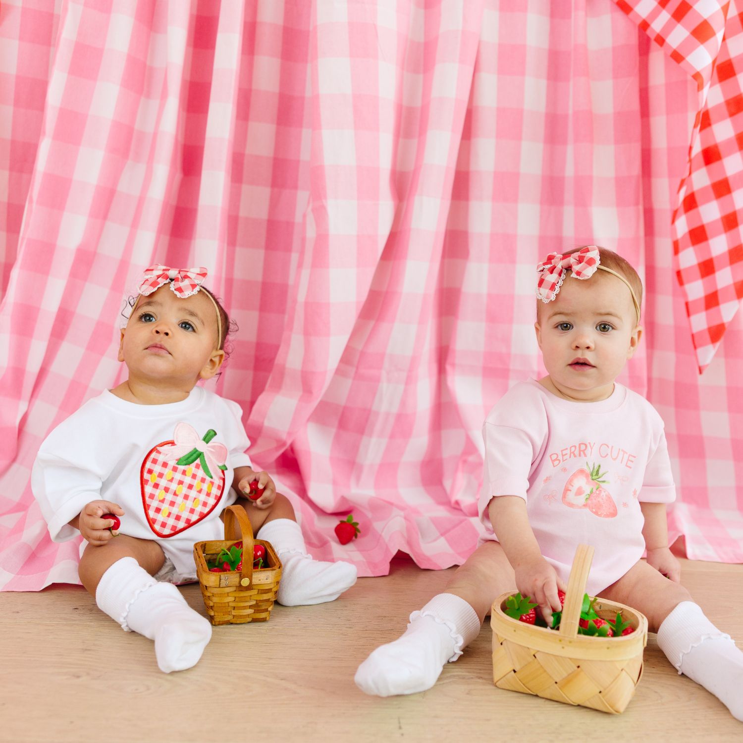 Berry Cute Strawberry Short Sleeve Romper