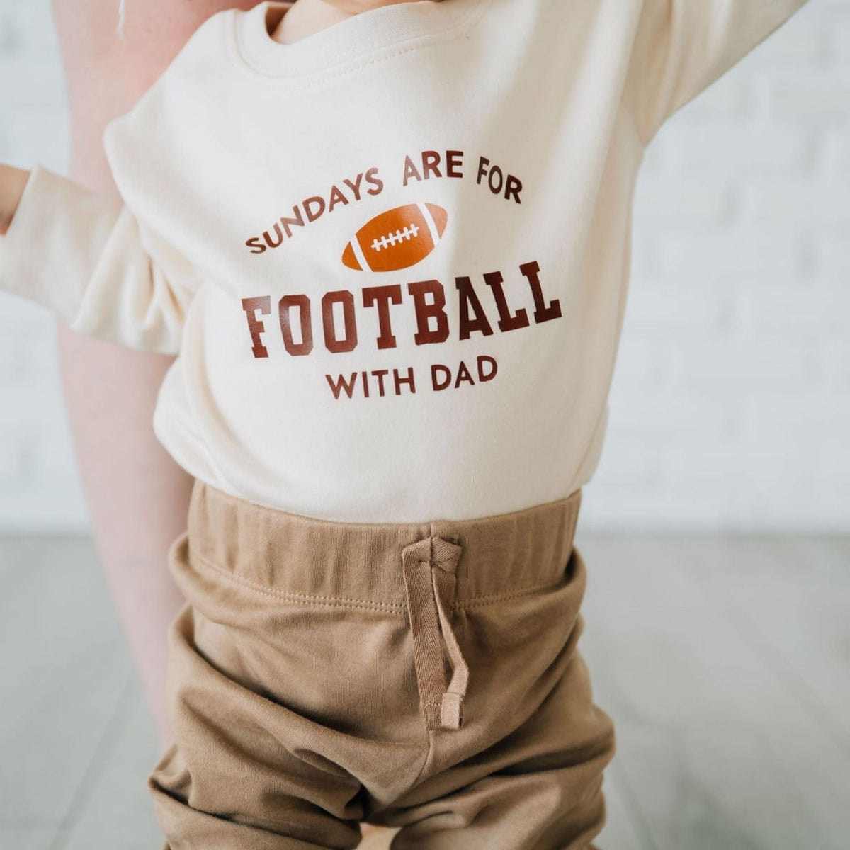 Sundays Are For Football Long Sleeve Romper