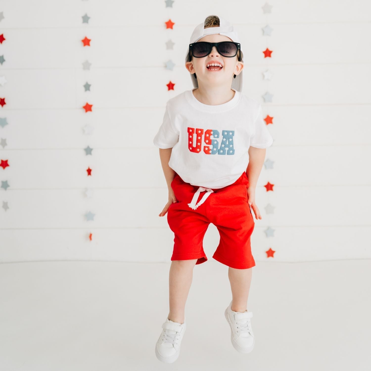 Usa Puff Ink Short Sleeve T-shirt