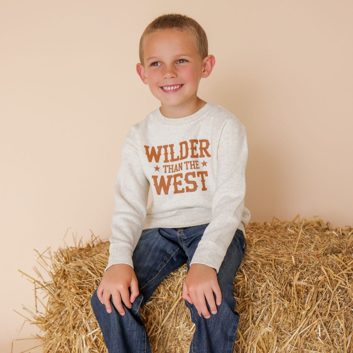 Wilder Than The West Western Sweatshirt