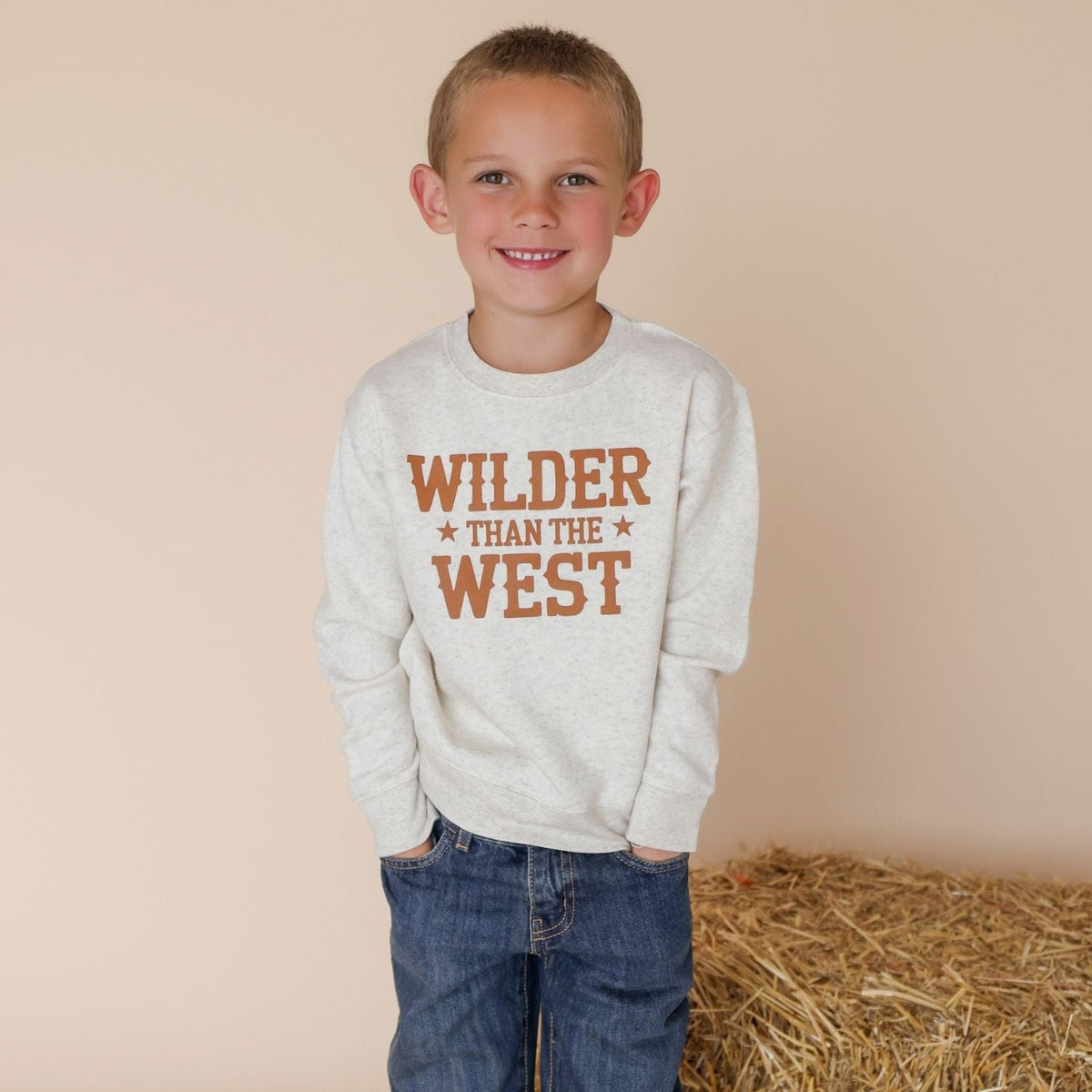 Wilder Than The West Western Sweatshirt