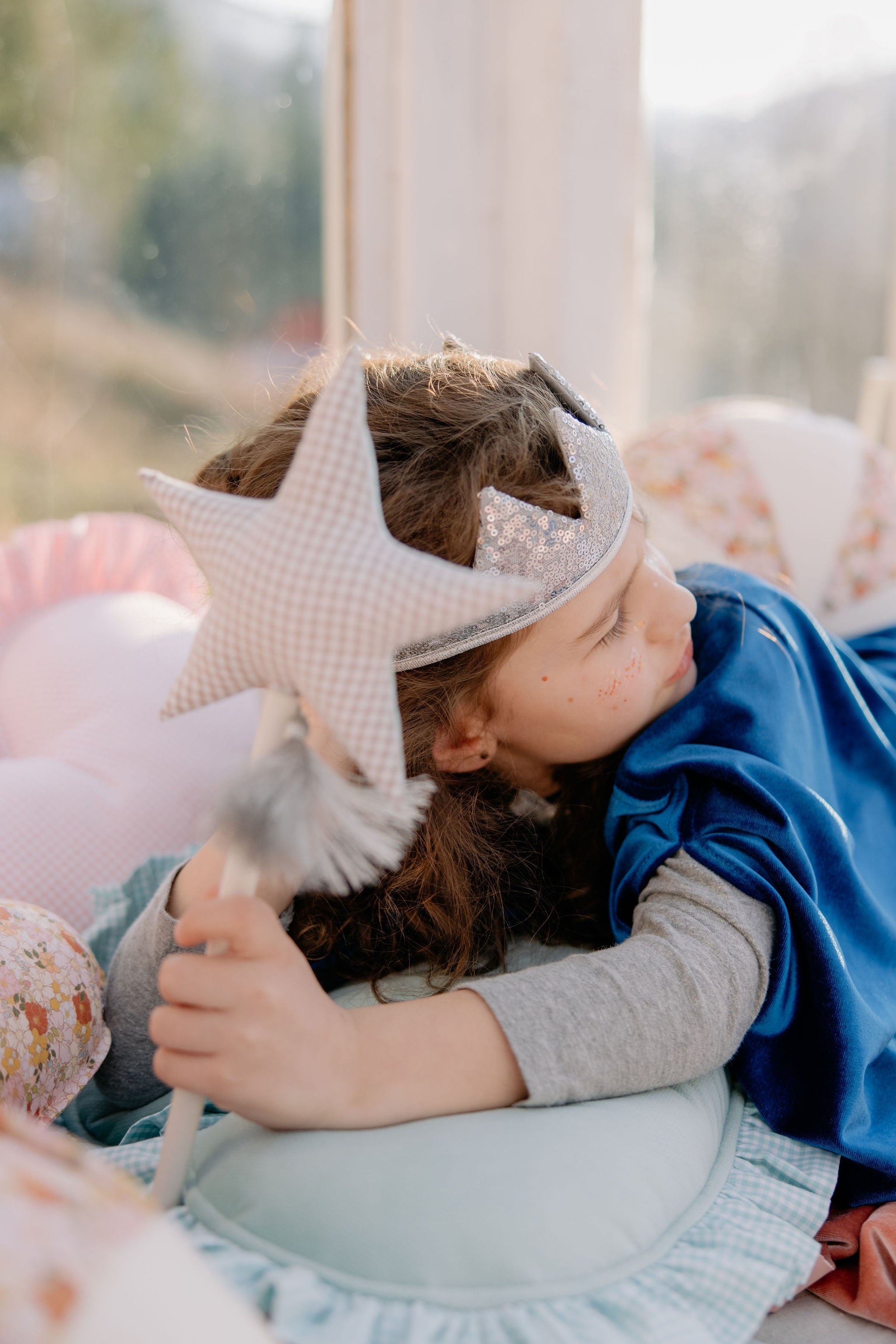 "first Birthday" Cotton Magic Wand