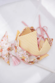 “spring Garden” Cotton Crown And Wand Magic Set