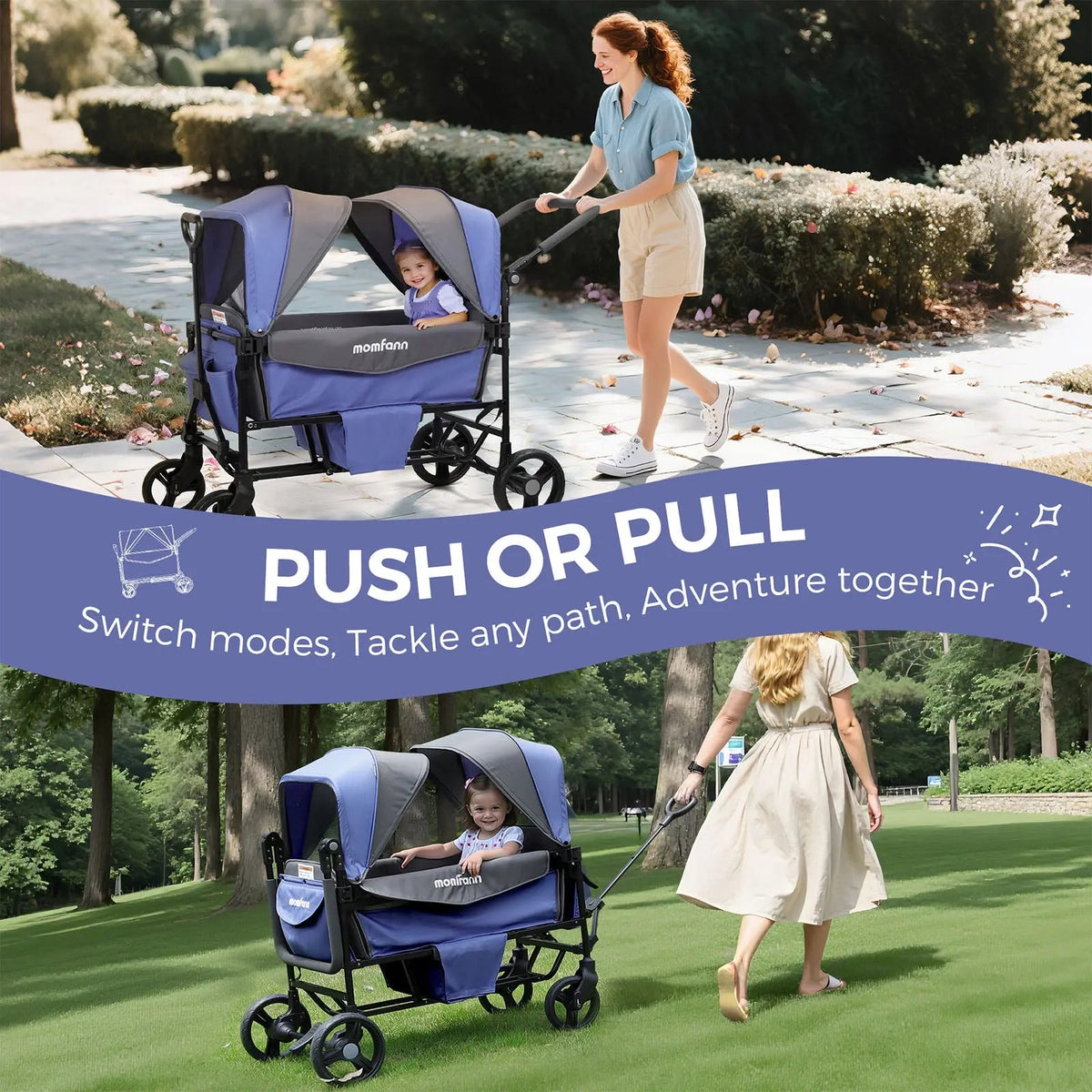 Double Stroller Wagon