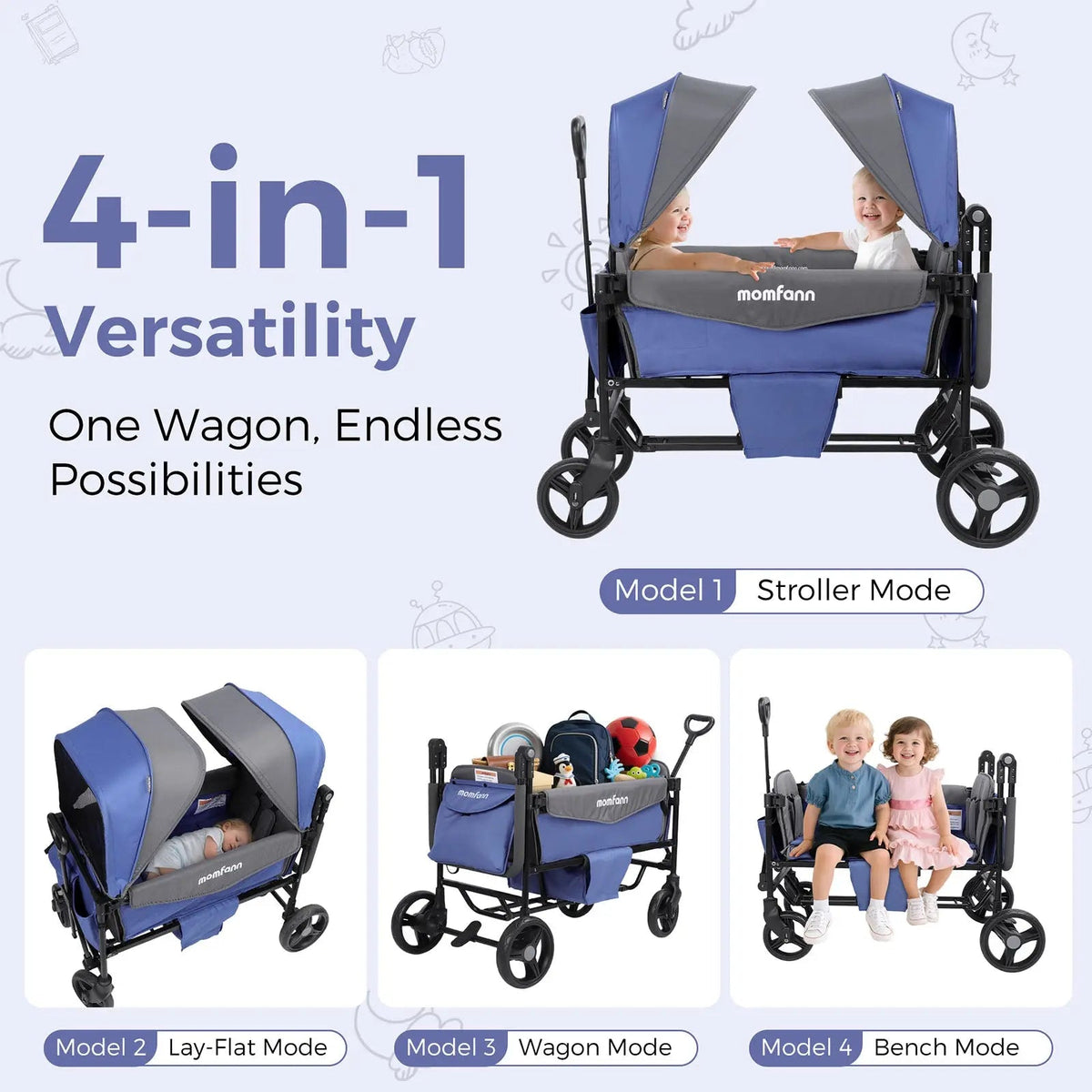 Double Stroller Wagon