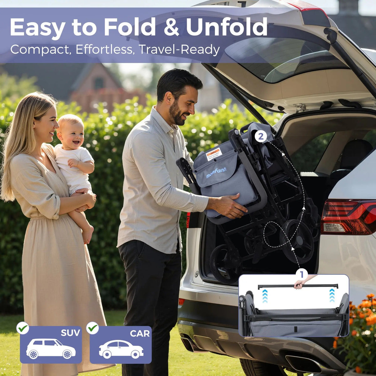 Lightweight Double Stroller