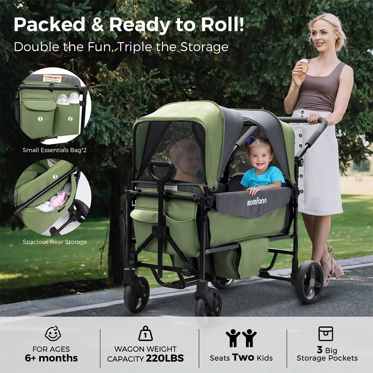 Double Stroller Wagon