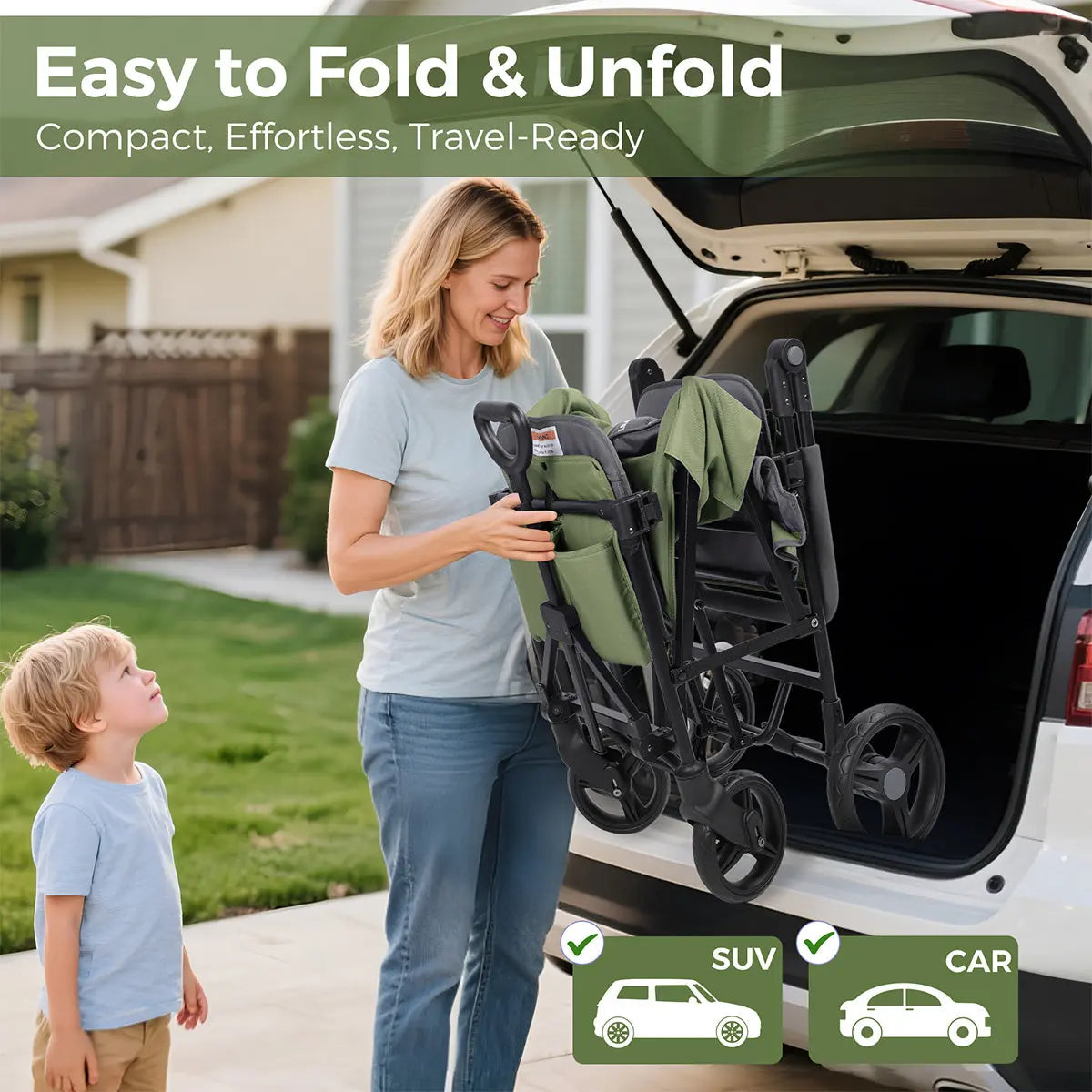 Double Stroller Wagon