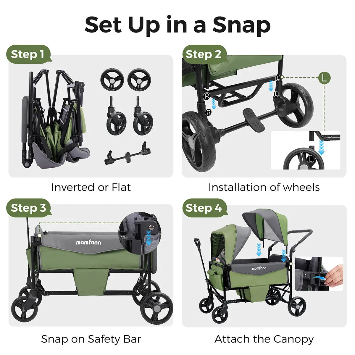 Double Stroller Wagon