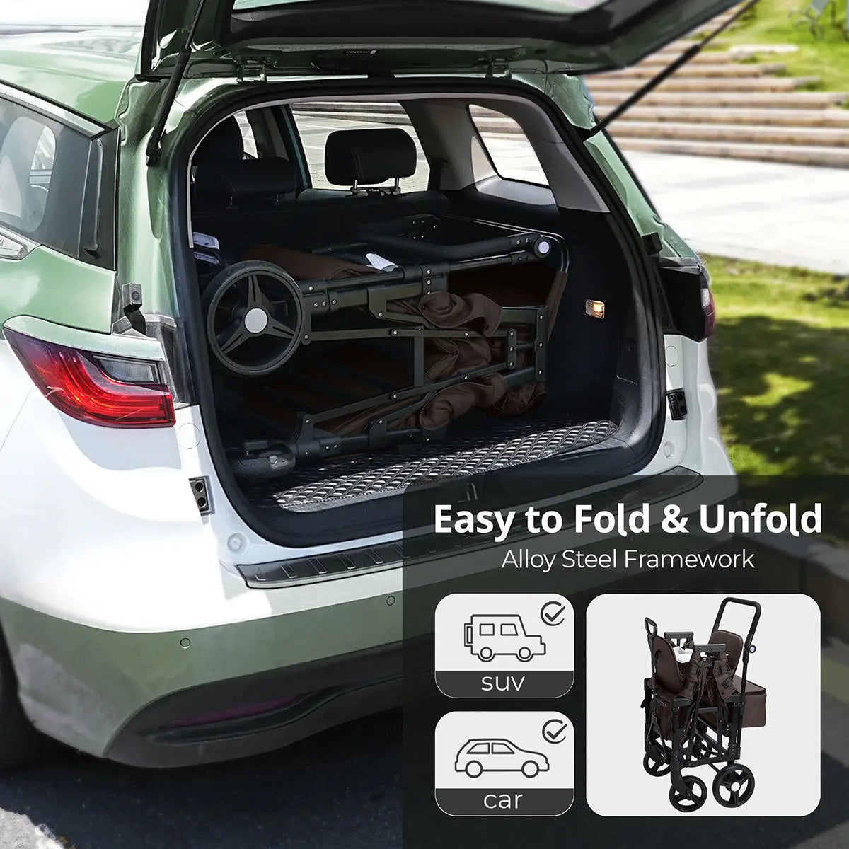 Double Stroller Wagon