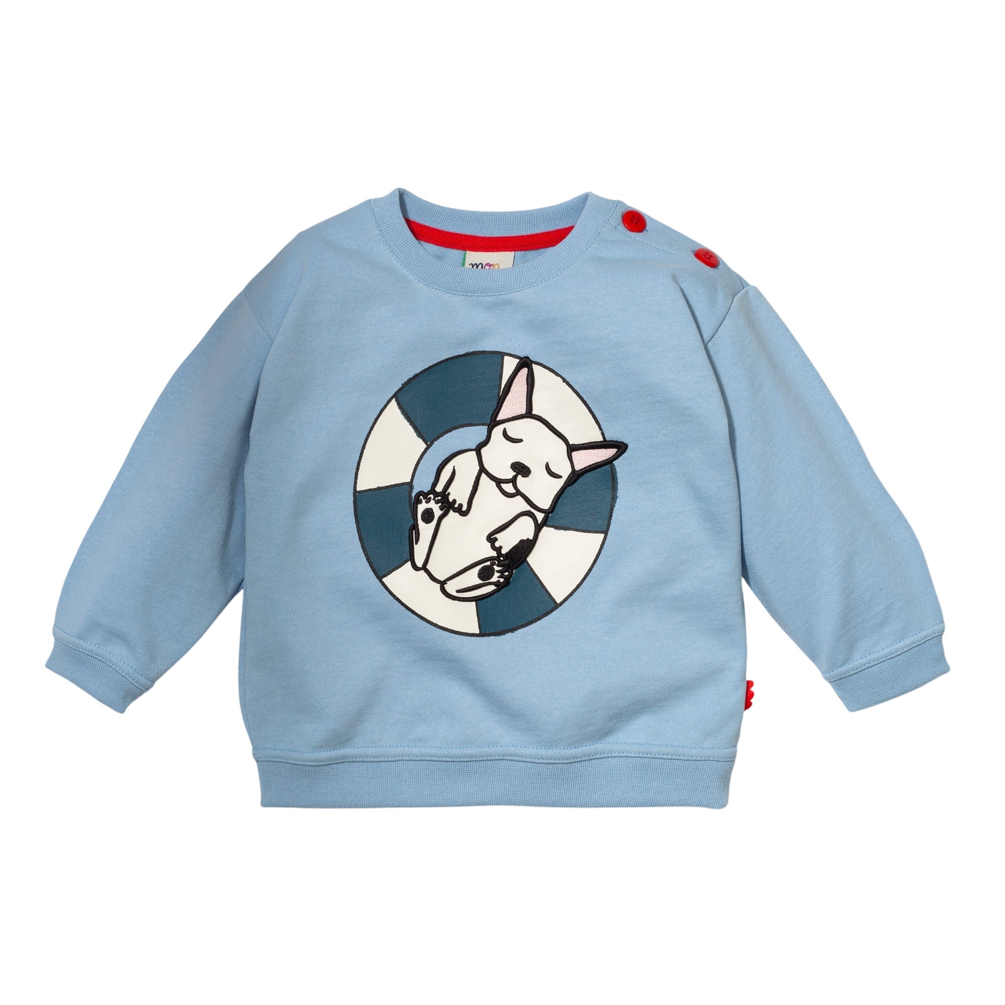 Recycled Cotton Frenchie Baby Sweatshirt