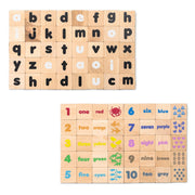 Abcs & 123s Magnetic Learning Tiles – Montessori-inspired, Colors And Counting | Made In The Canada | Printed With Non-toxic Ink In The Usa 🇺🇸