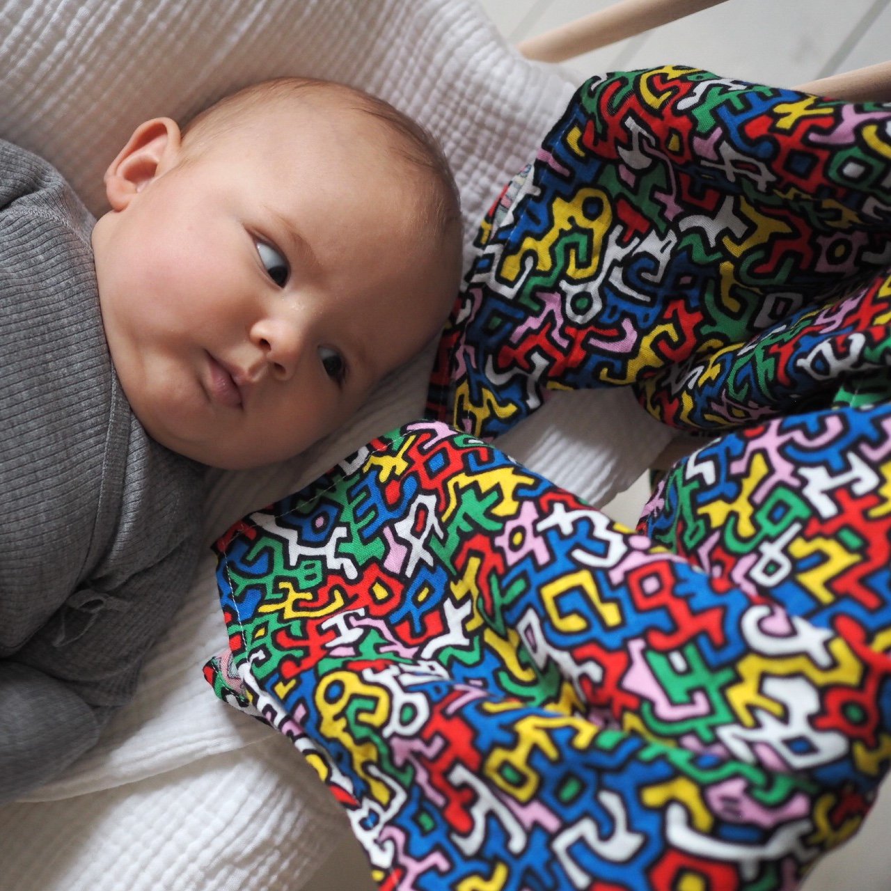 Etta Loves X Keith Haring Xl 'brazil' Muslin - For 5+ Month Old Babies