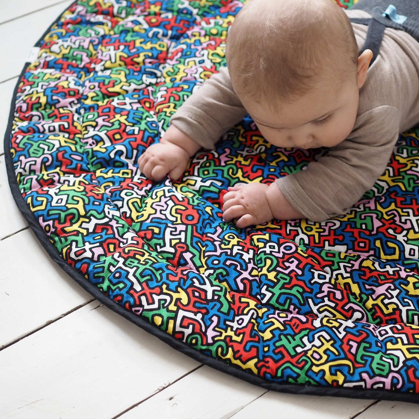 Etta Loves X Keith Haring Playmat- Reversible Newborn To 4 Months / 5+ Months