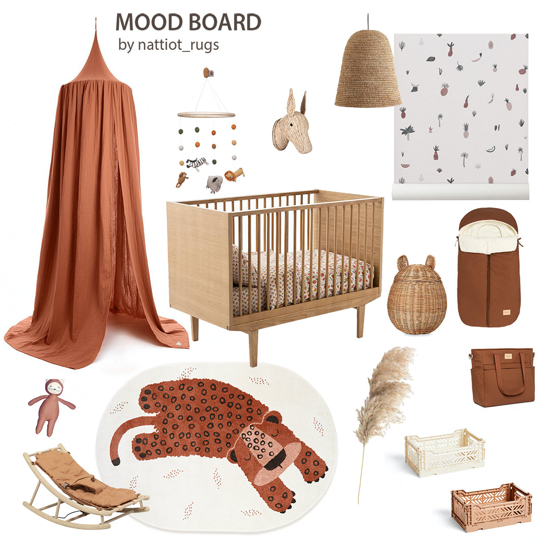 Kleo Sienna Little Leopard Children's Rug