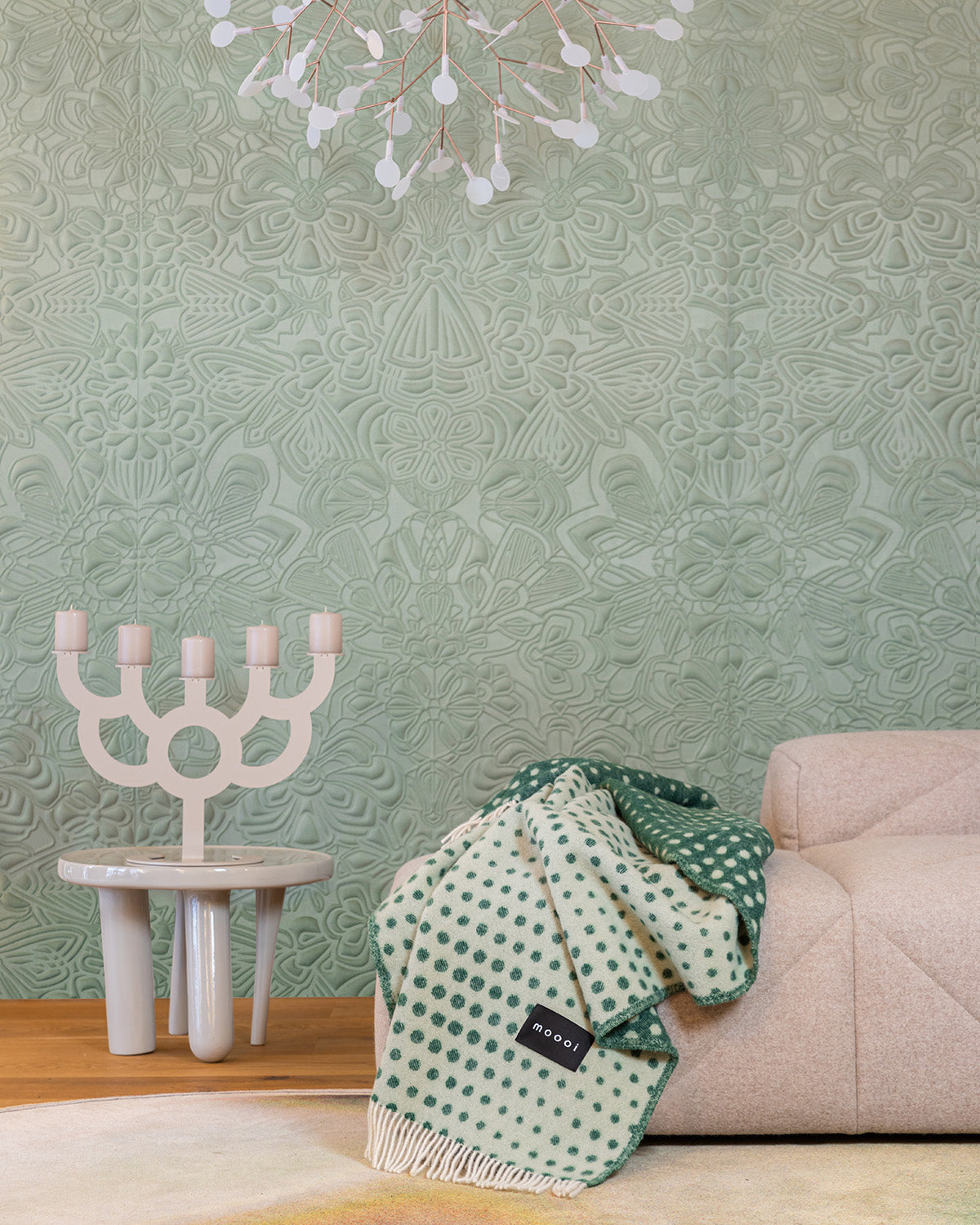 Blanket Moooi Blooming Seadragon Sage