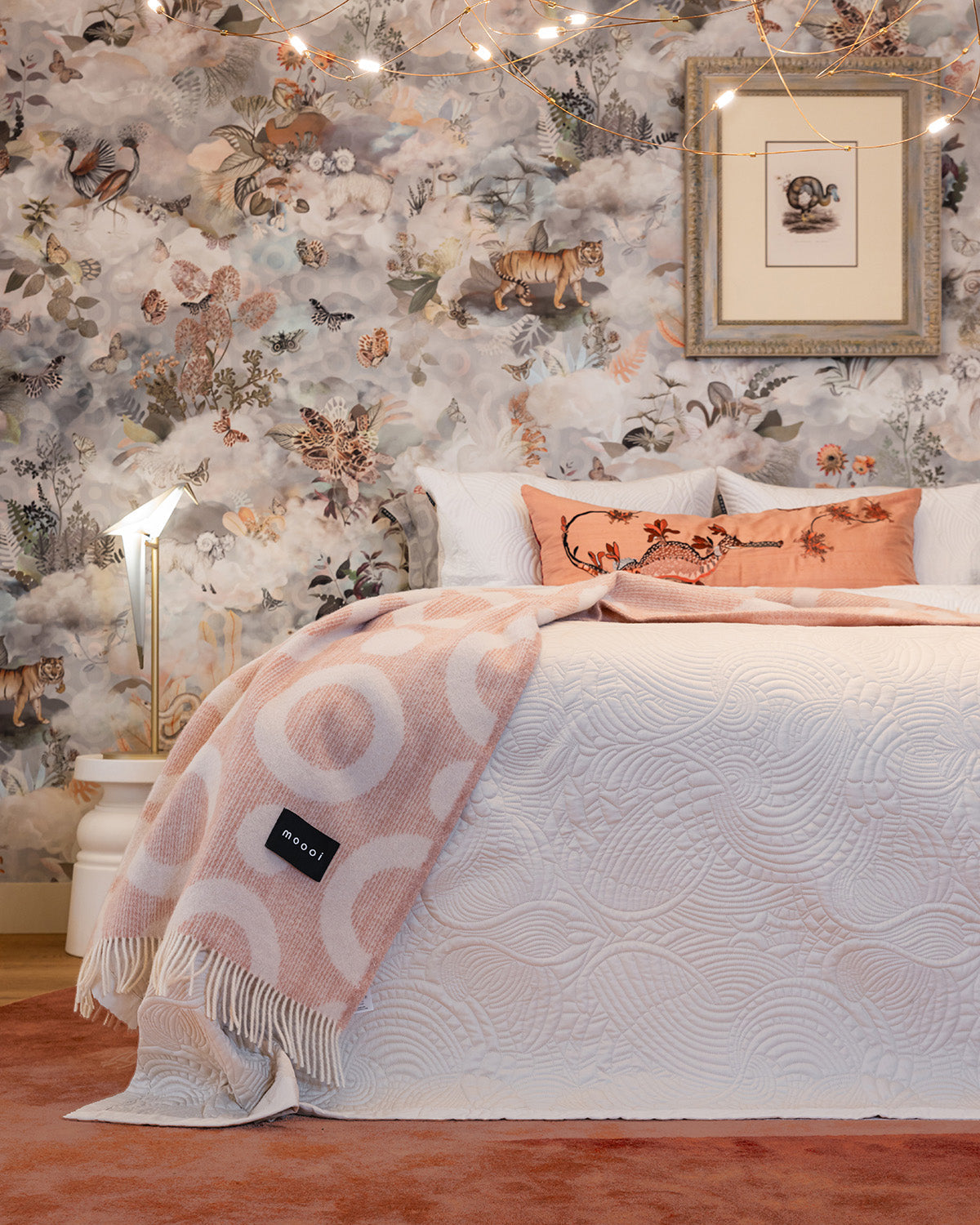 Blanket Moooi Umbrella Squid Dusty Pink