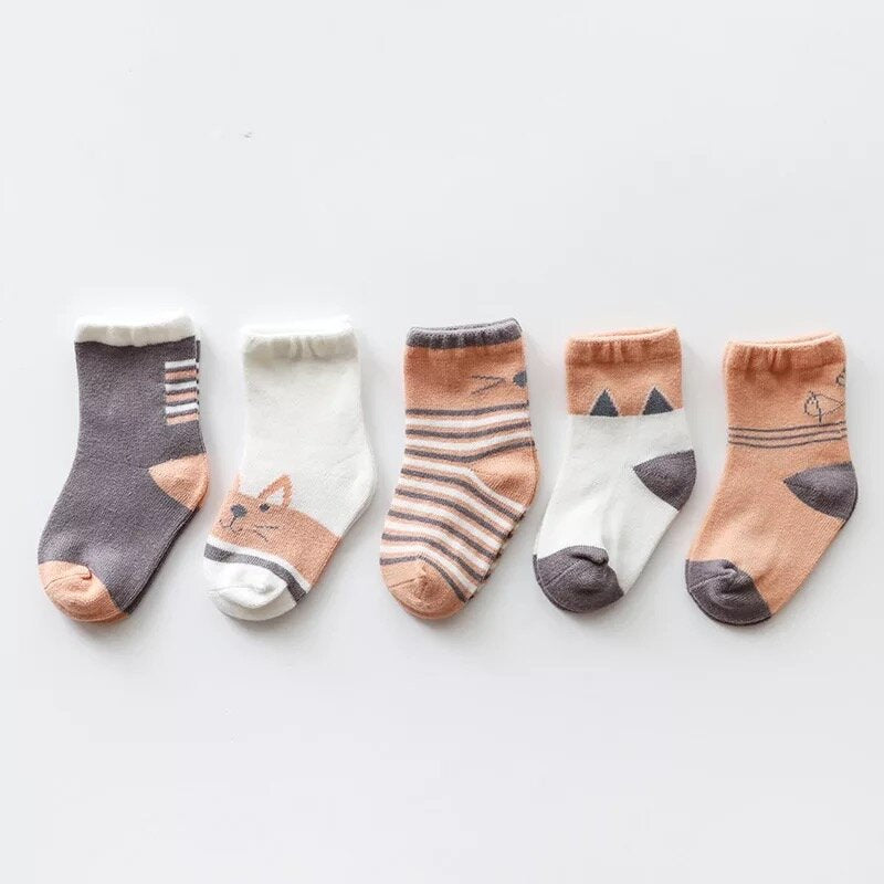 Pre-order Organic Cotton Kids’ Socks | Fun Cat Socks For Toddlers & Little Kids