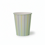 Multicolor Fine Stripes Cups (set Of 8)