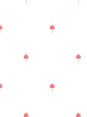 'mushrooms' Wallpaper By Meri Meri - White