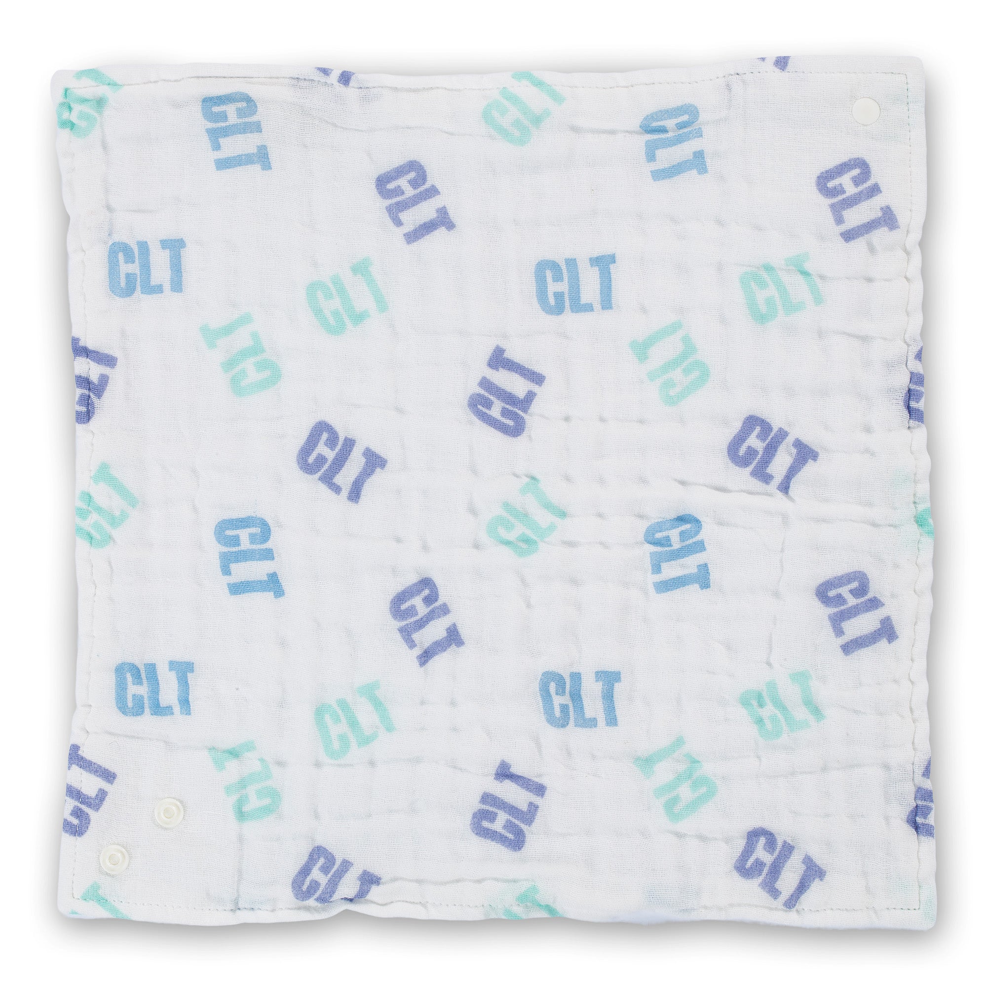 Clt - Charlotte, Nc Muslin Cotton Bib