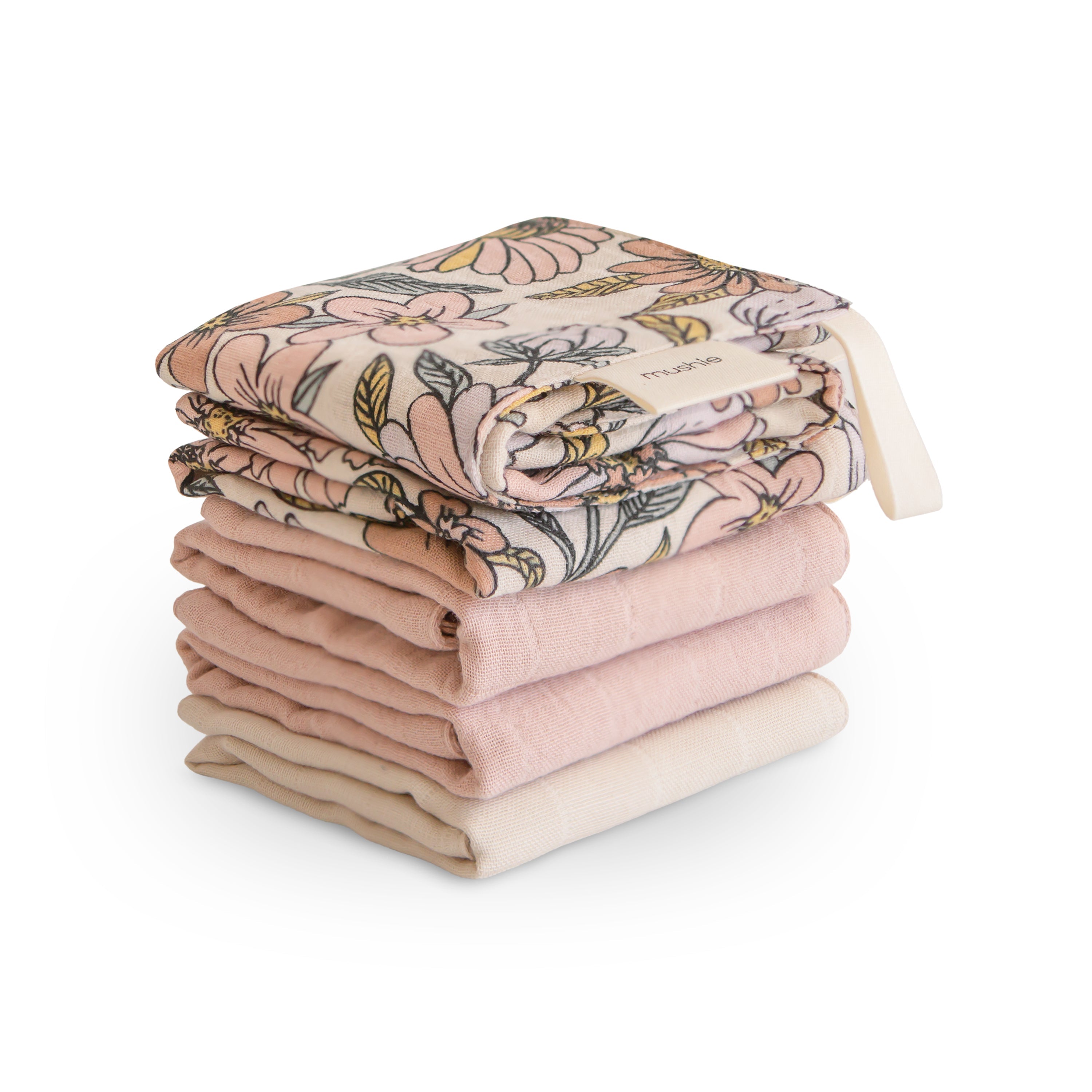 Muslin Cotton Washcloth 5-pack