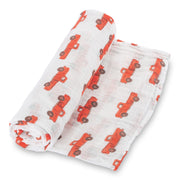 Truckin' On Swaddle Blanket