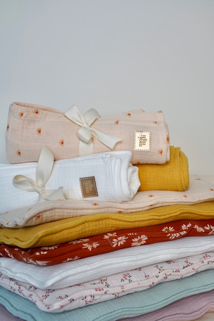 Muslin Cream - Baby Swaddle Blanket