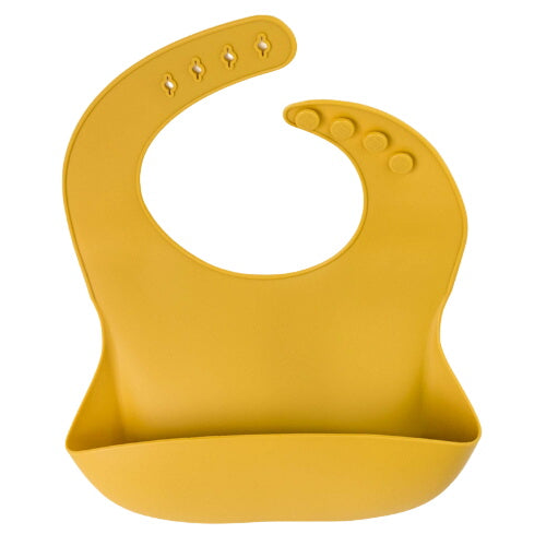 Mustard Silicone Baby Bib