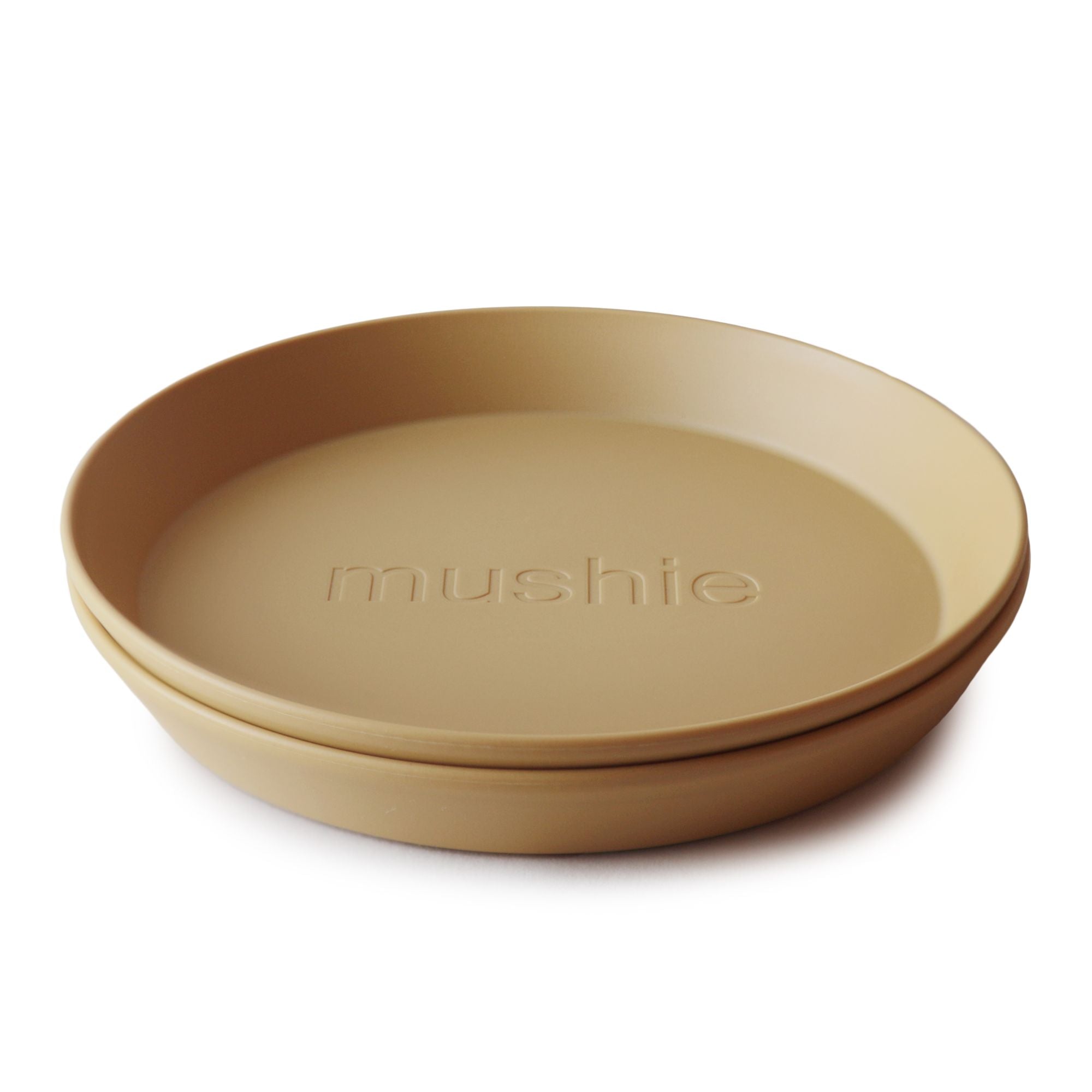 Round Dinnerware Plates, Set Of 2