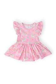 My Little Unicorn S/s Flutter Twirl Bodysuit