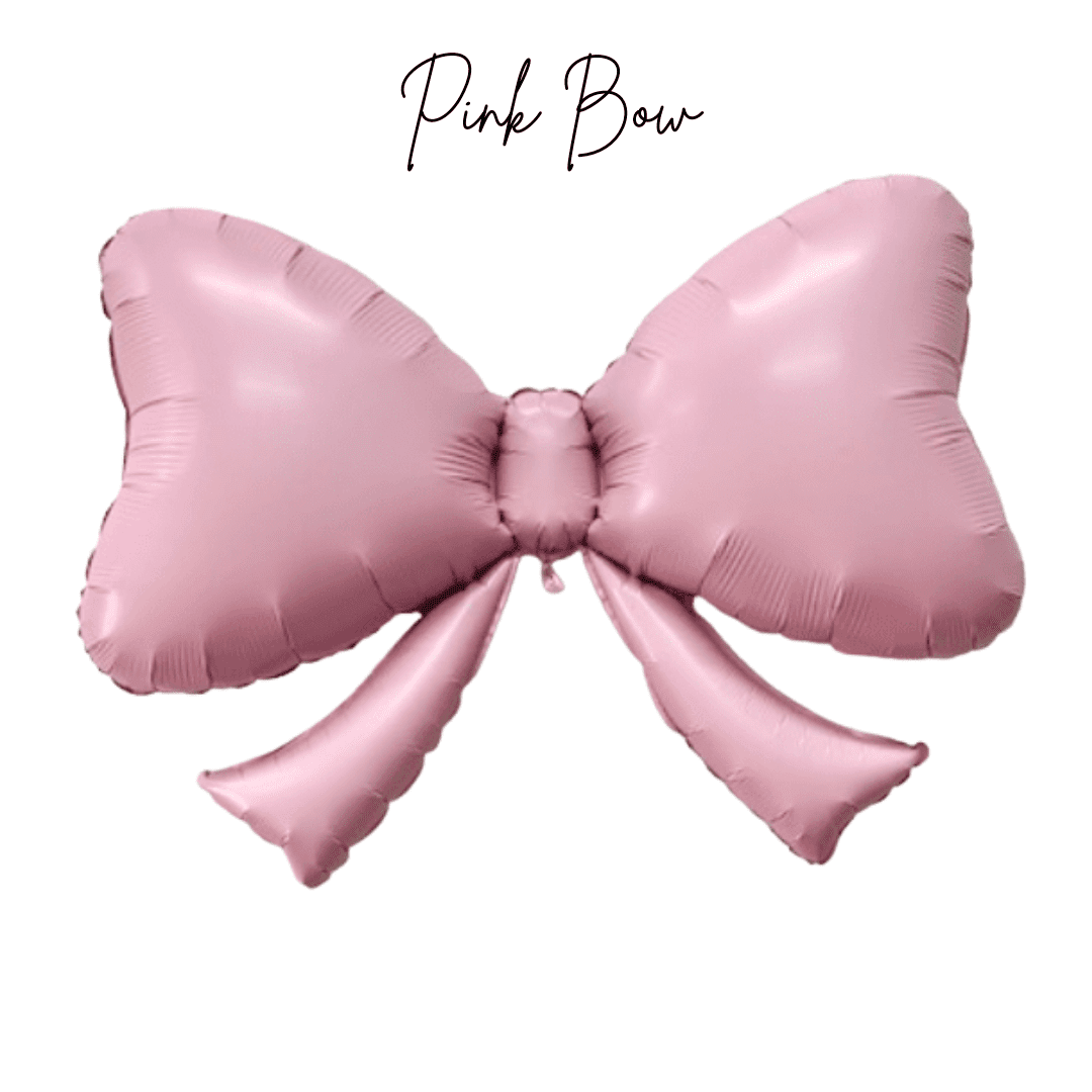 Pink Bow Balloon – 40" Foil Balloon