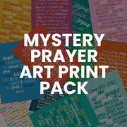 Mystery Prayer Art Print Pack (set Of 6)
