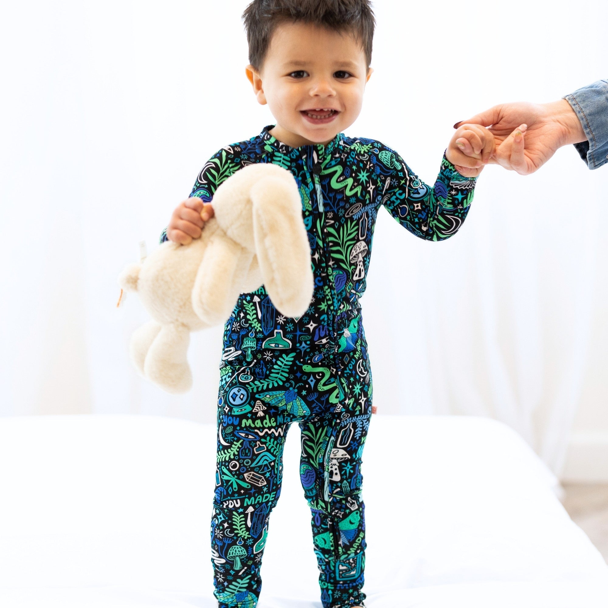 The Second-skin Convertible Romper | Mystic Mama (blue)