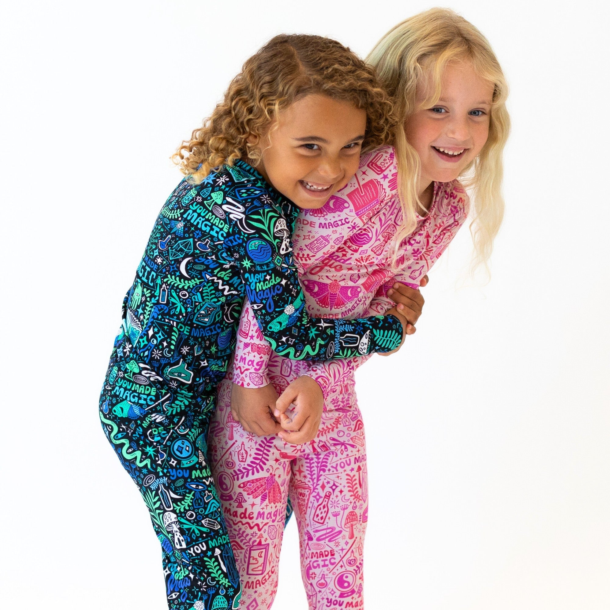 The Second-skin 2-piece Long Sleeve Pajama | Mystic Mama (pink)