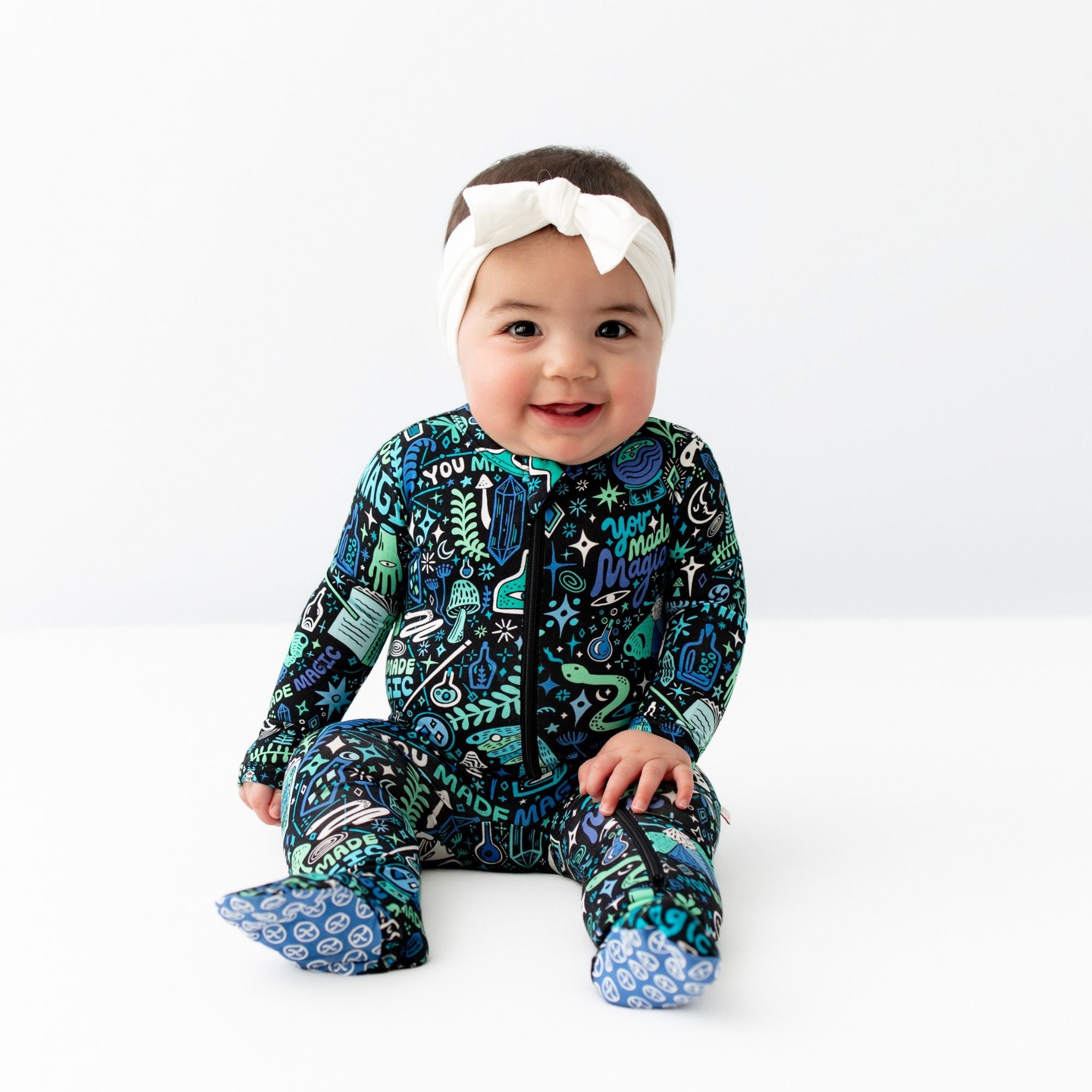 The Second-skin Footie | Mystic Mama (blue)