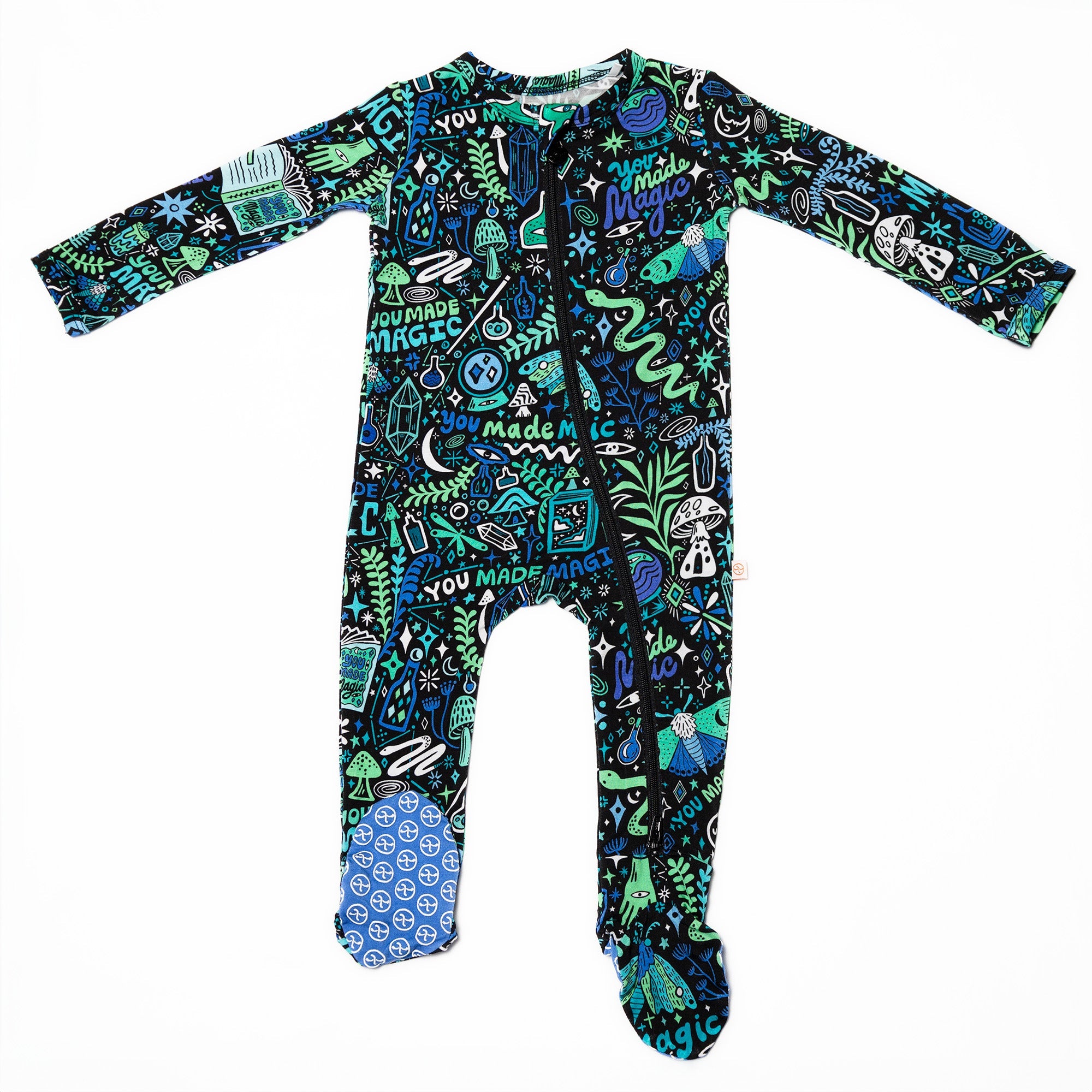 The Second-skin Footie | Mystic Mama (blue)