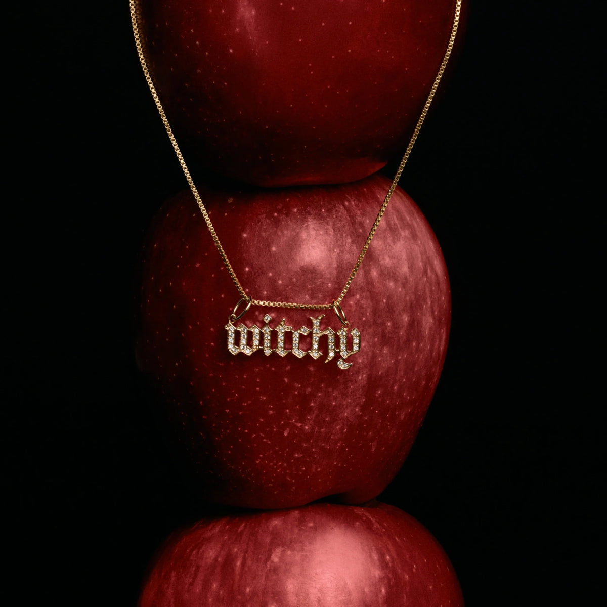 Witchy Nameplate Pendant