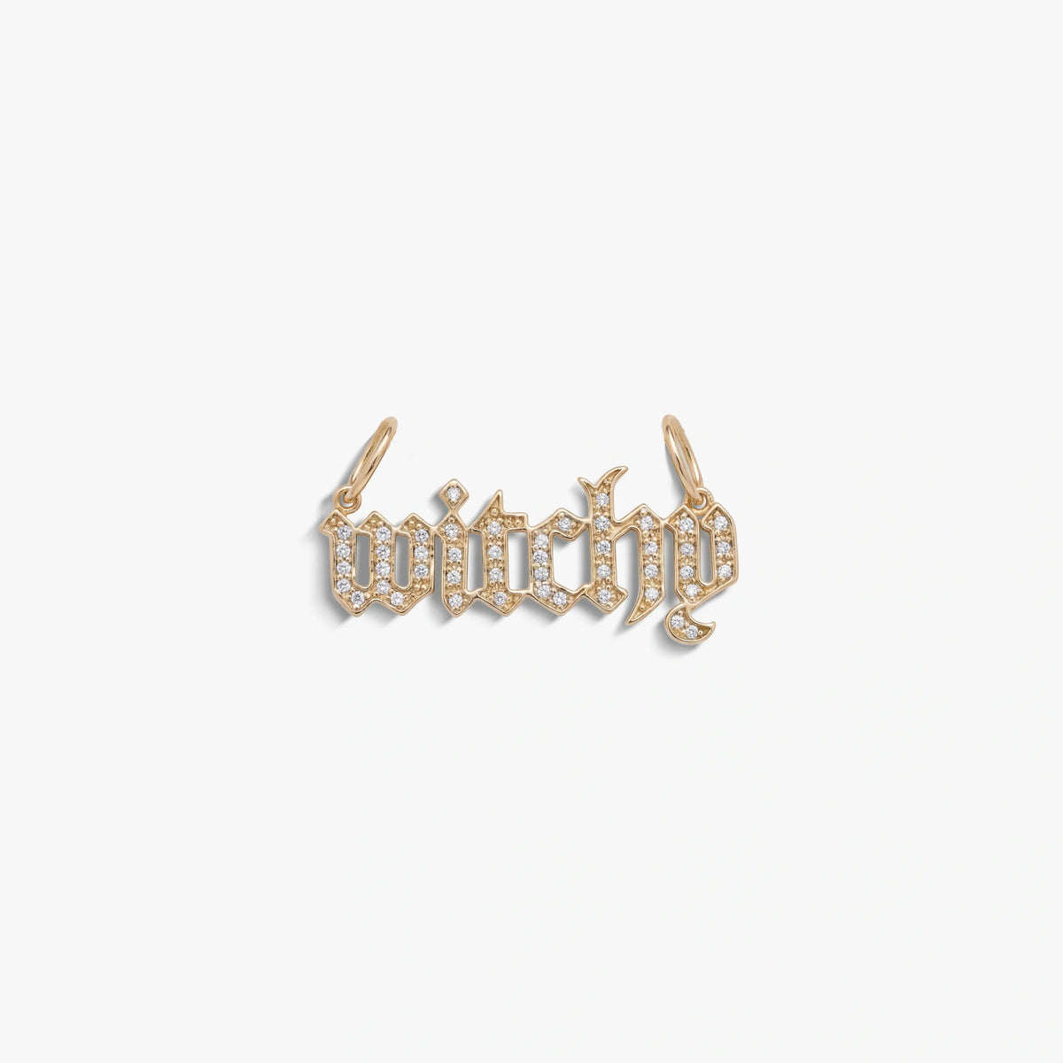Witchy Nameplate Pendant