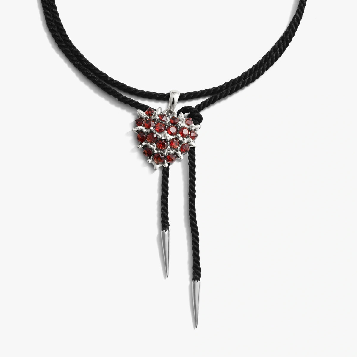Bleeding Heart Cord Necklace