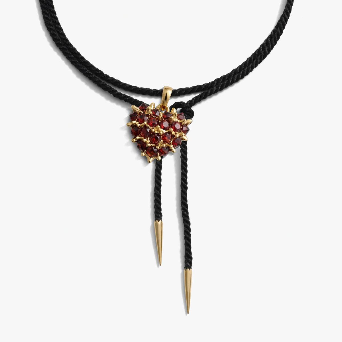 Bleeding Heart Cord Necklace