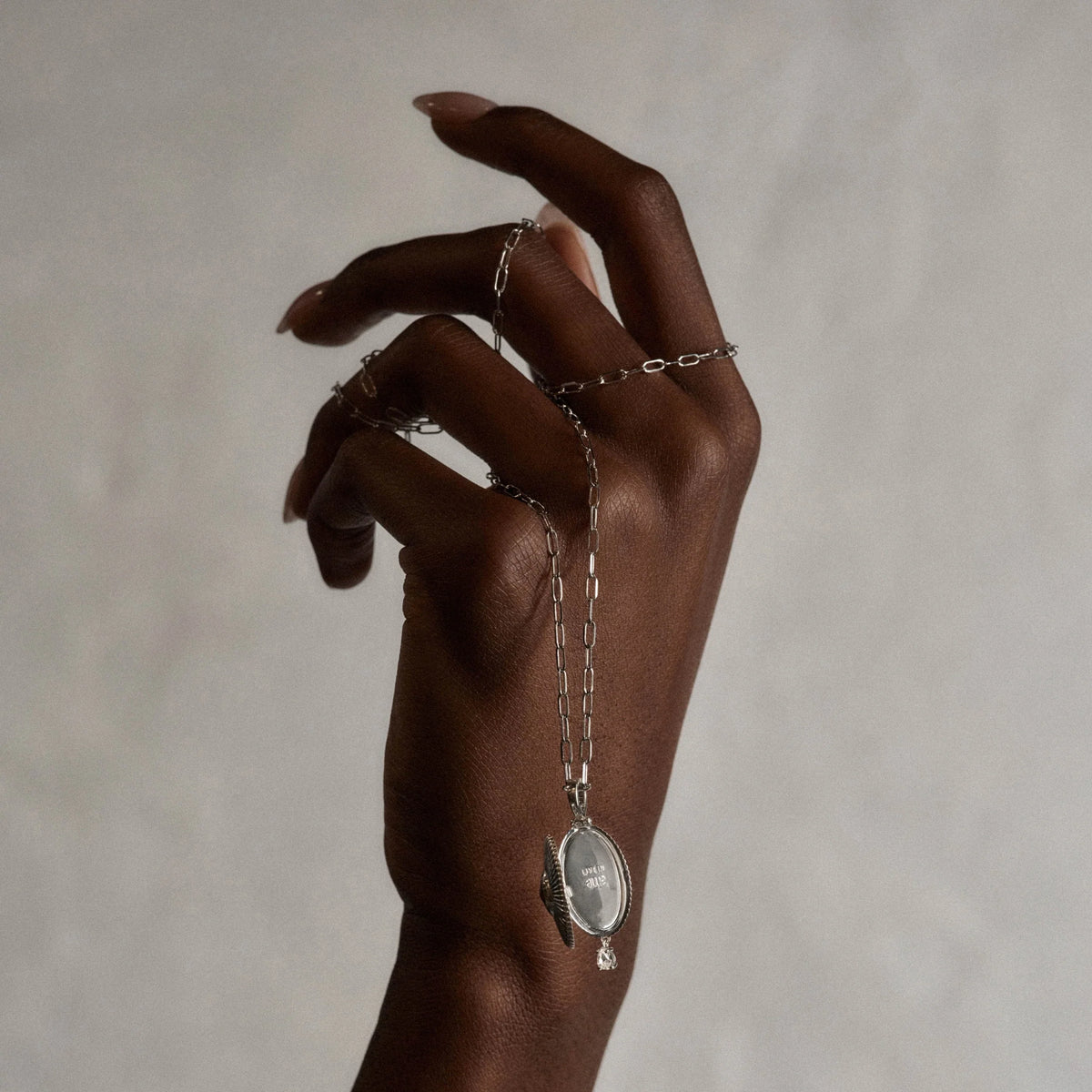 Lover's Eye Locket Necklace