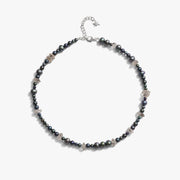 Pearl & Raw Crystal Necklace