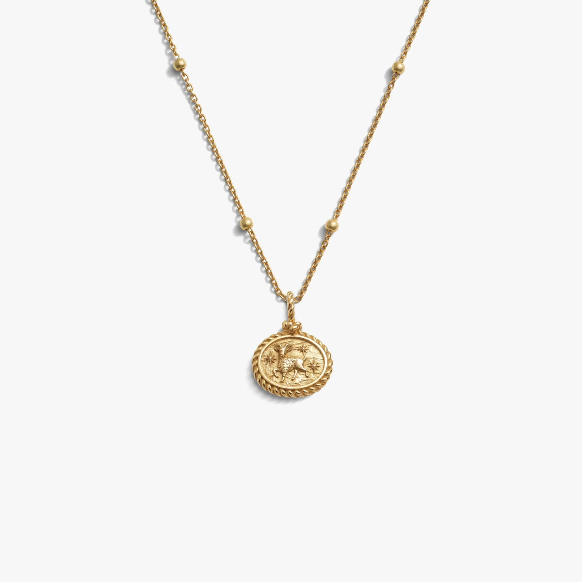 Mini Gemstone Zodiac Necklace
