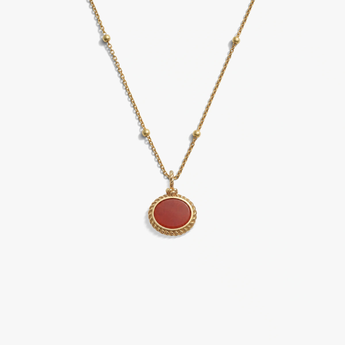 Leo Mini Gemstone Necklace