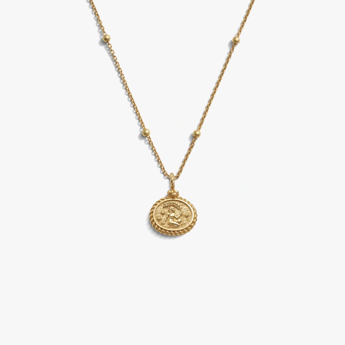 Virgo Mini Gemstone Necklace