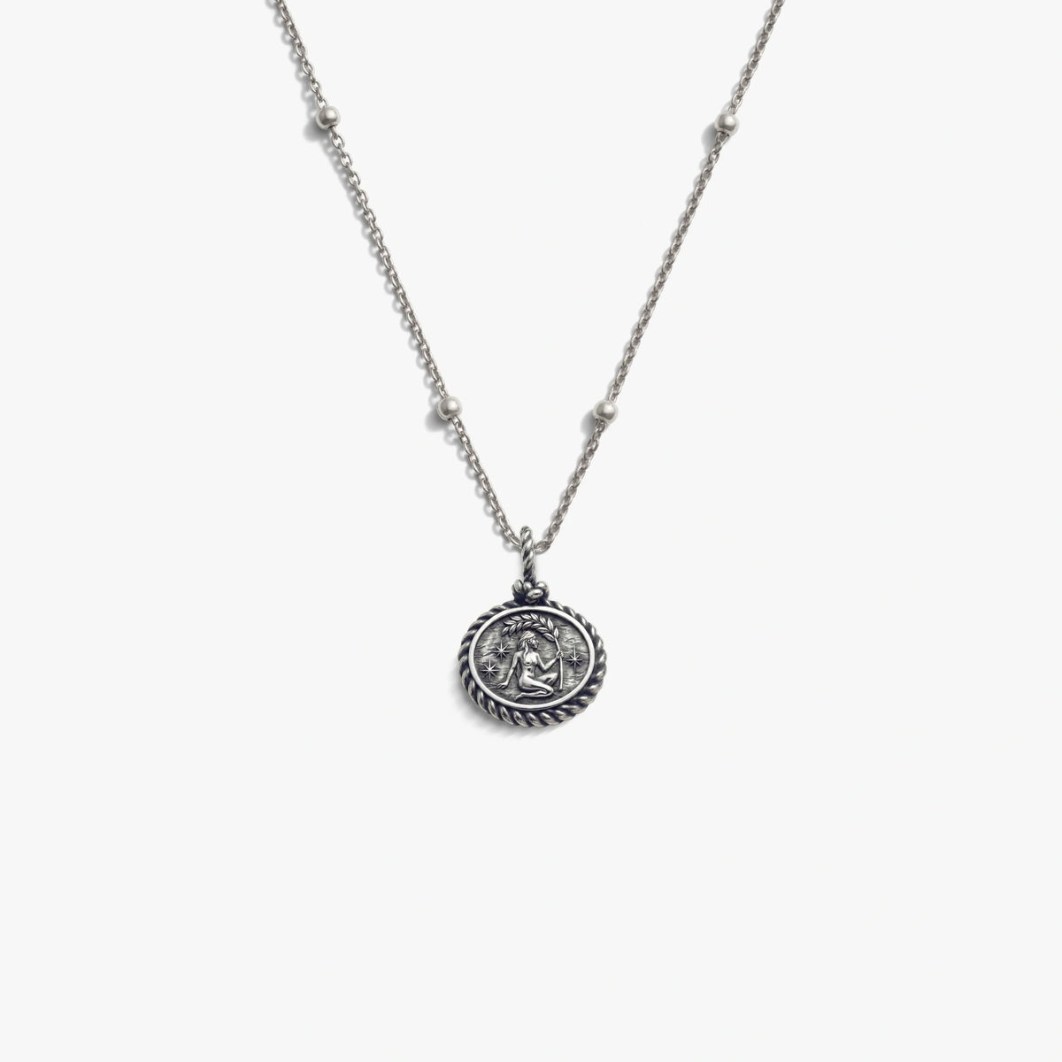 Virgo Mini Gemstone Necklace
