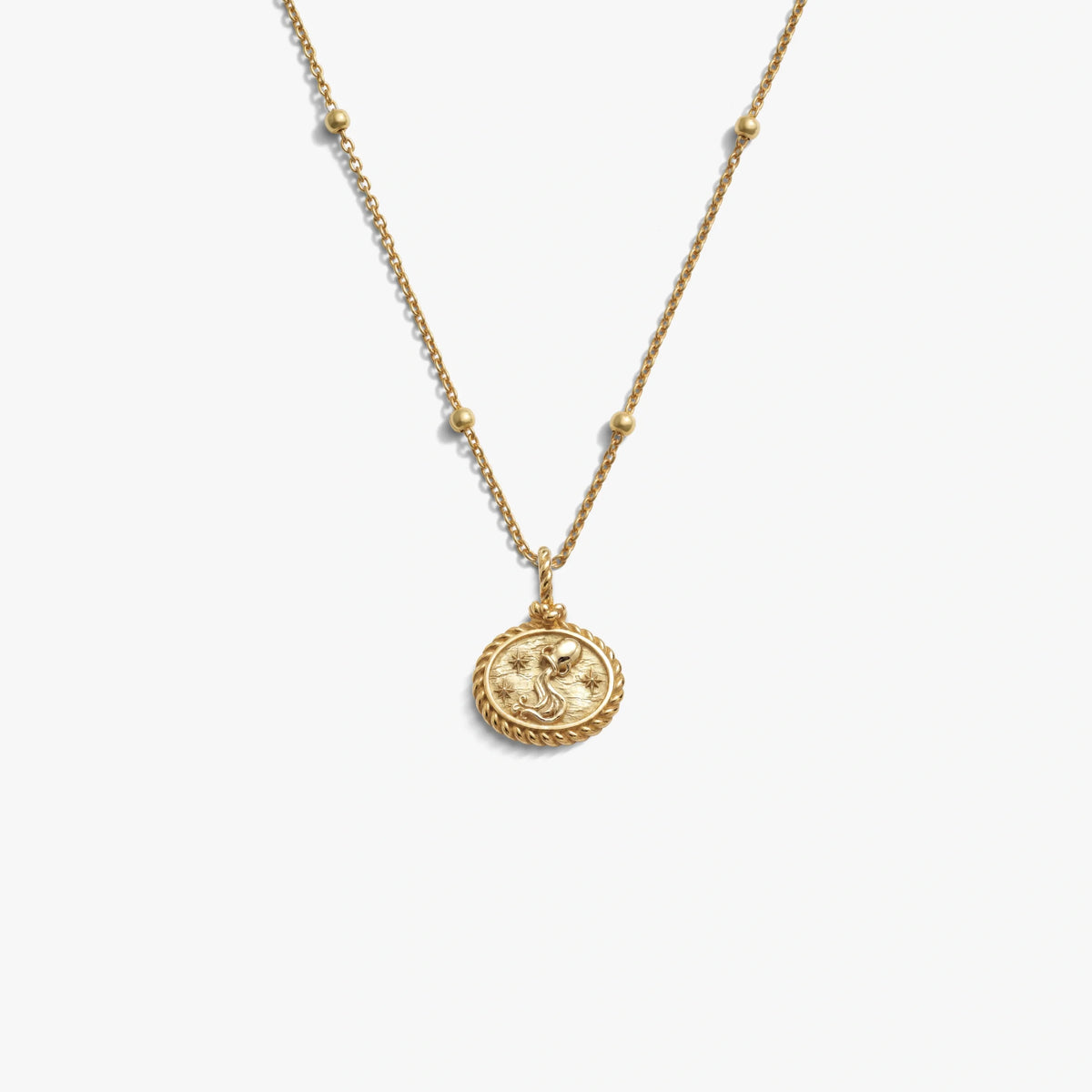 Mini Gemstone Zodiac Necklace