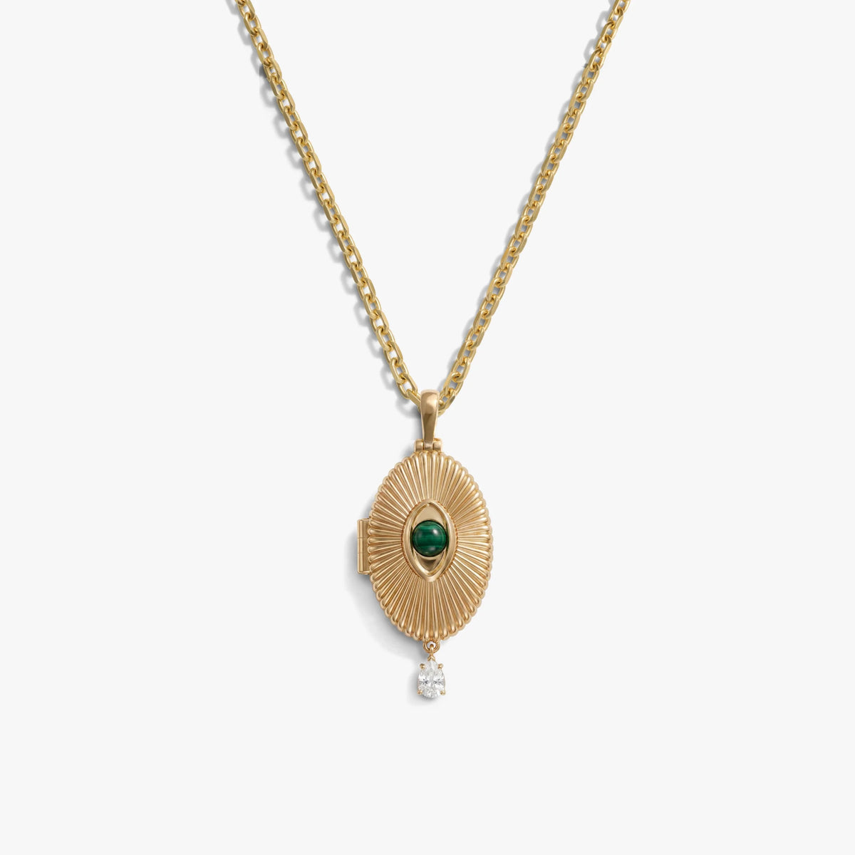 Lover's Eye Locket Necklace