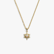 Opal Triple Moon Necklace